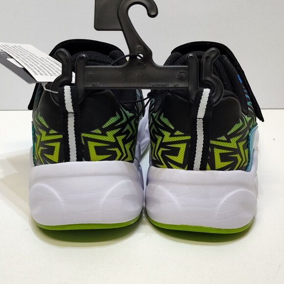 Athletic Works Light-Up Sneaker Boy 4 Bungee Laces Hook Loop Strap On/Off Switch - Picture 7 of 15